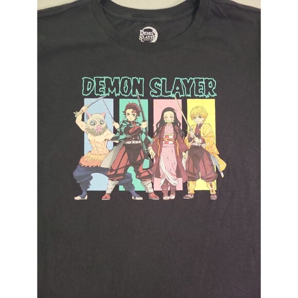 Demon Slayer Short Sleeve T-Shirt, Boys Large ( Size 14) Anime - Picture 2 of 4